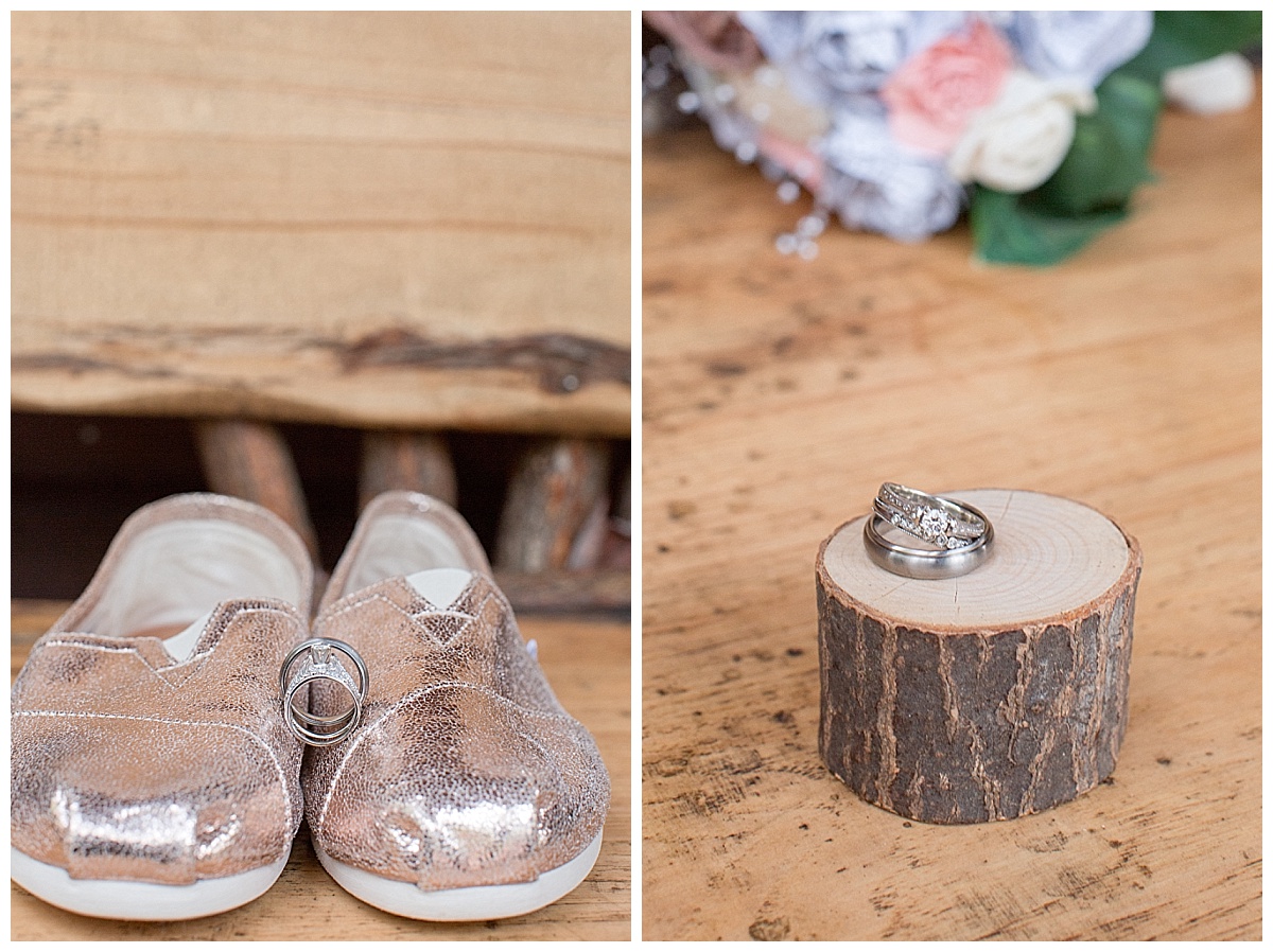 Wedding ring and sparkly toms